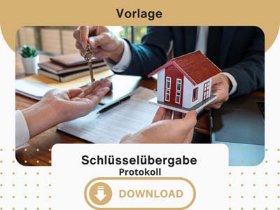 Download Vorlage Schlüsselübergabeprotokoll